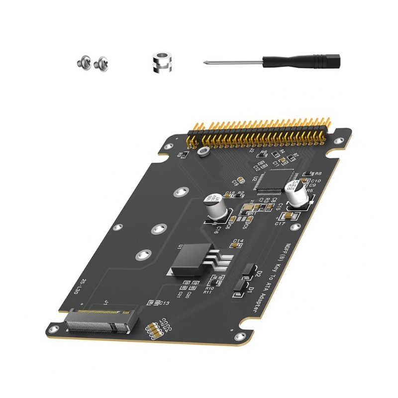 PCF* M 2 B Key M 2 Drive to IDE Adapter Compactly Design Plugs Play Setups