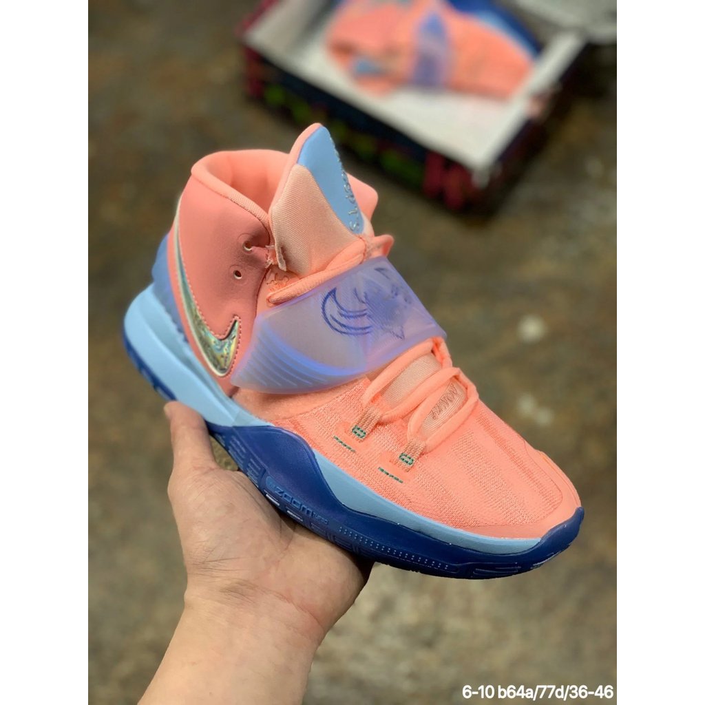 รองเท้าบาสเกตบอล Kyrie 6 สีดำและเหลือง ลายScarab สำหรับทั้งชายและหญิง CD5029-001