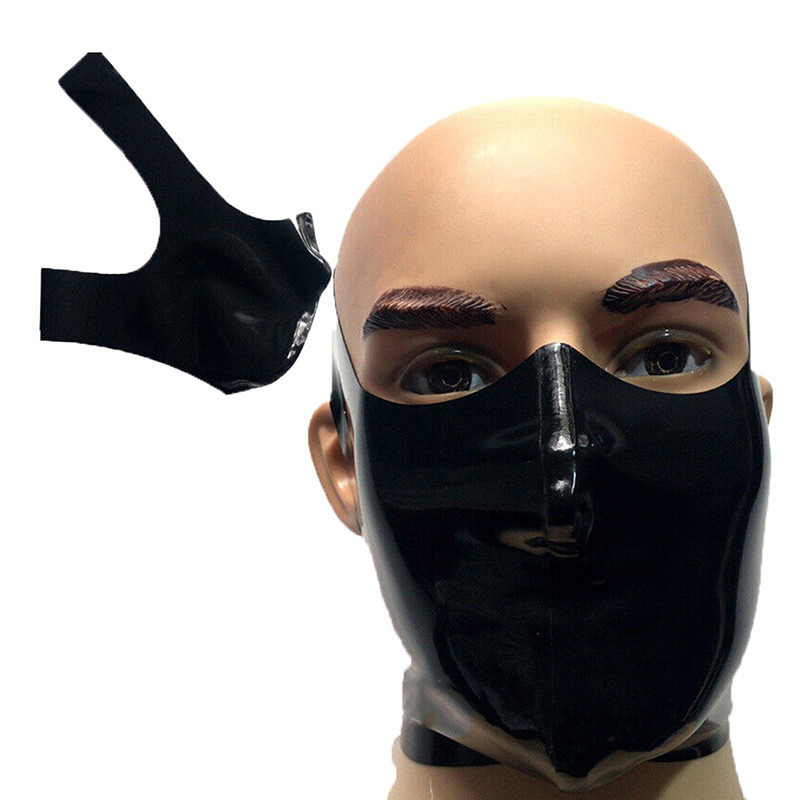 หมวกและหน้ากากlatex สไตล์เซ็กซี่ สำหรับงานปาร์ตี้