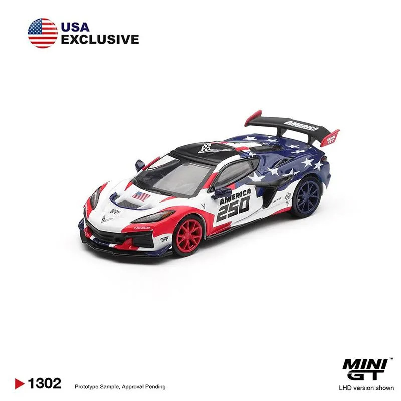 MINIGT 1: 64  #1302 โมเดลรถอัลลอย Corvette ZR1