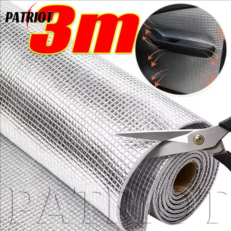 [AUTO & 3C] 1/2PCS - แผ่นฉนวนกันความร้อนอัตโนมัติอลูมิเนียมฟอยล์เสียง Deadening Mat Quiet ขับรถโฟมยางป้องกันเสียงรบกวนรถยนต์ Anti Aging /ขายดี