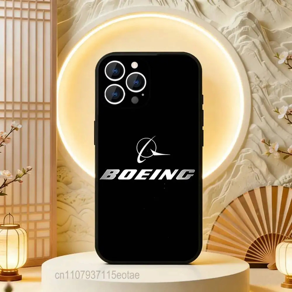 TP-2 Top Airplane B-BoeingS 777 สําหรับ iPhone 12,16,13,14,15,17,11,Pro,Max,Plus,E,Air,Mini TPU Soft
