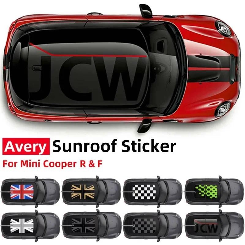 ยี่ห้อใหม่ JCW สไตล์รถสติกเกอร์หลังคาสําหรับ JCW Mini Cooper F54 F55 F56