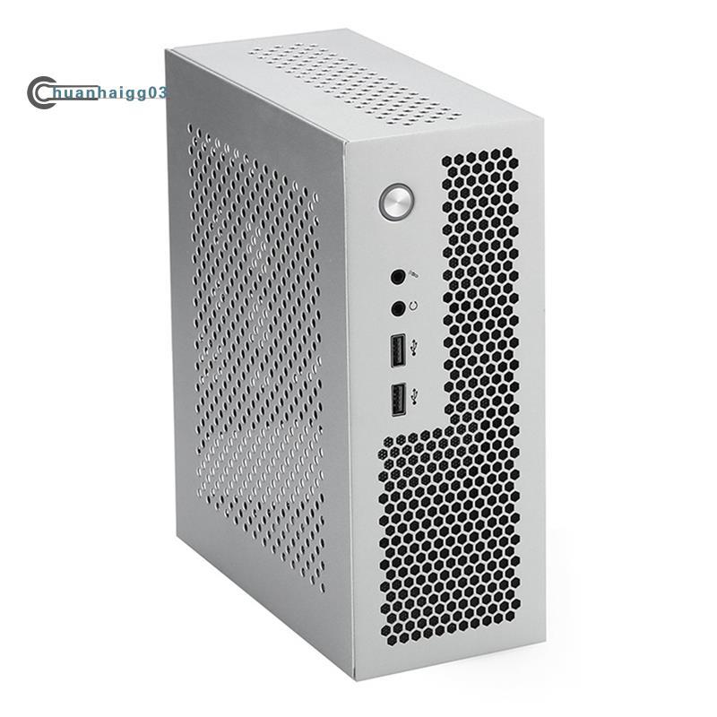 (chuanhaigg03)A09 HTPC คอมพิวเตอร์ Mini ITX Gaming PC แชสซีเดสก์ท็อปแชสซี USB2.0 เคสคอมพิวเตอร์บ้าน