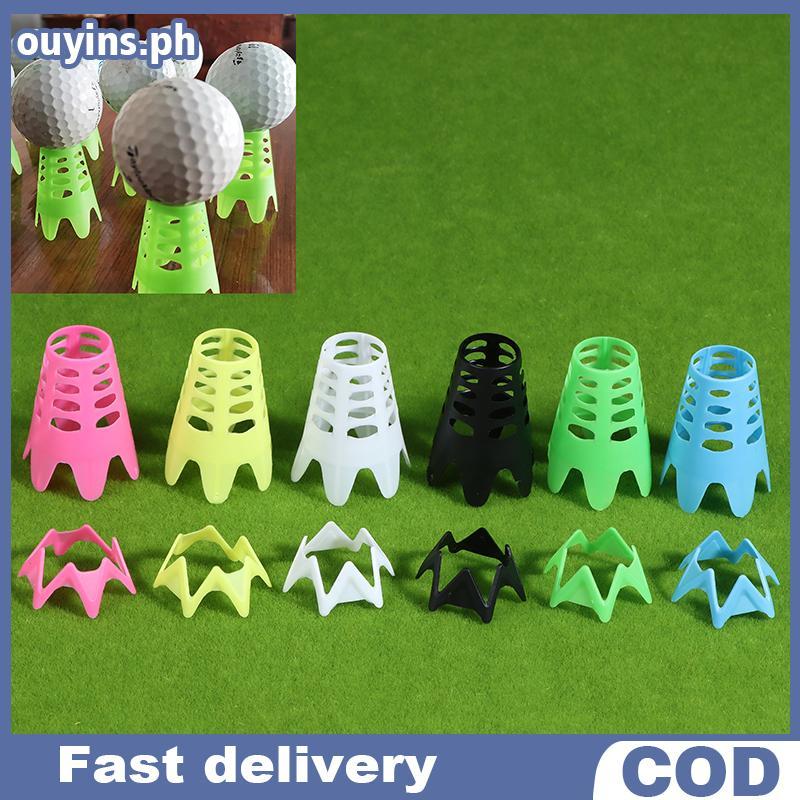 OUSY 5 ชิ้นพลาสติก Golf Mat Tees กอล์ฟจําลอง Tees ฝึกกอล์ฟ Tees สําหรับฤดูหนาวสนามหญ้าขับรถช่วง Home