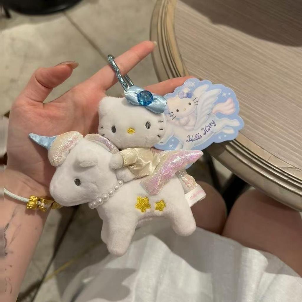 Hello Kitty Pony พวงกุญแจ พร้อมตัวพองน่ารัก สร้างสรรค์