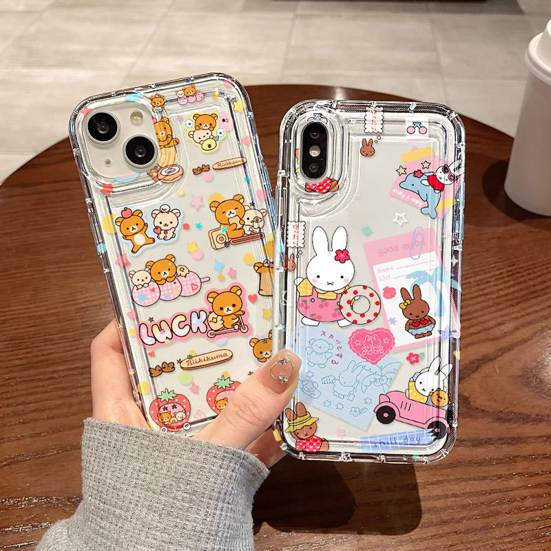 เคส for iphone 17 11 13 12 14 15 16 Pro Max XS Max XR X 6 7 8 15 14 Plus SE การ์ตูน เคสโทรศัพท์มือถือ ซิลิโคนอ่อนนุ่ม