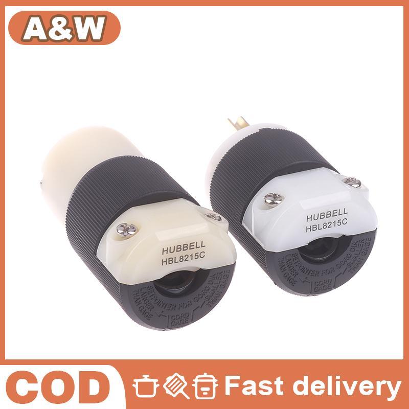 US Plug หญิง Soet HBL5266C NEMA 5-15P/15R AC แหล่งจ่ายไฟชาย Connector