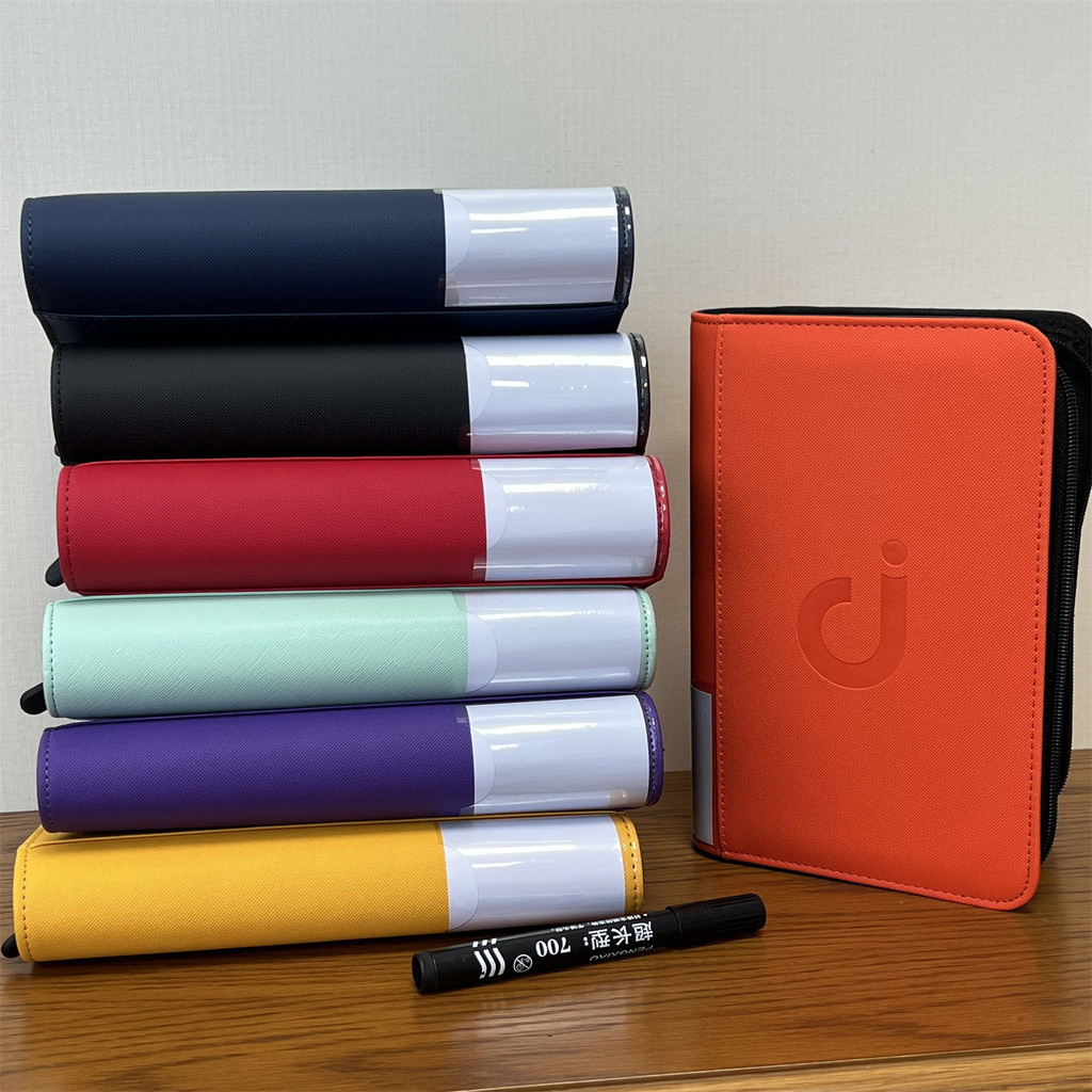 photo album card folder การค้าต่างประเทศ Simple A5 Four-Grid Small Card Slot Storage Book Trading Ga