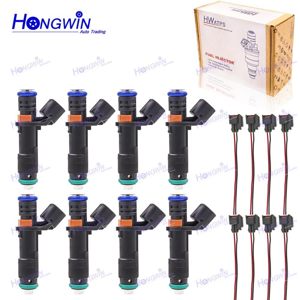 หัวฉีดน้ํามันเชื้อเพลิงและลวด 5C3E-9F593-DB FJ817 สําหรับ Ford Expedition F-150 F-250 F-350 Super Du