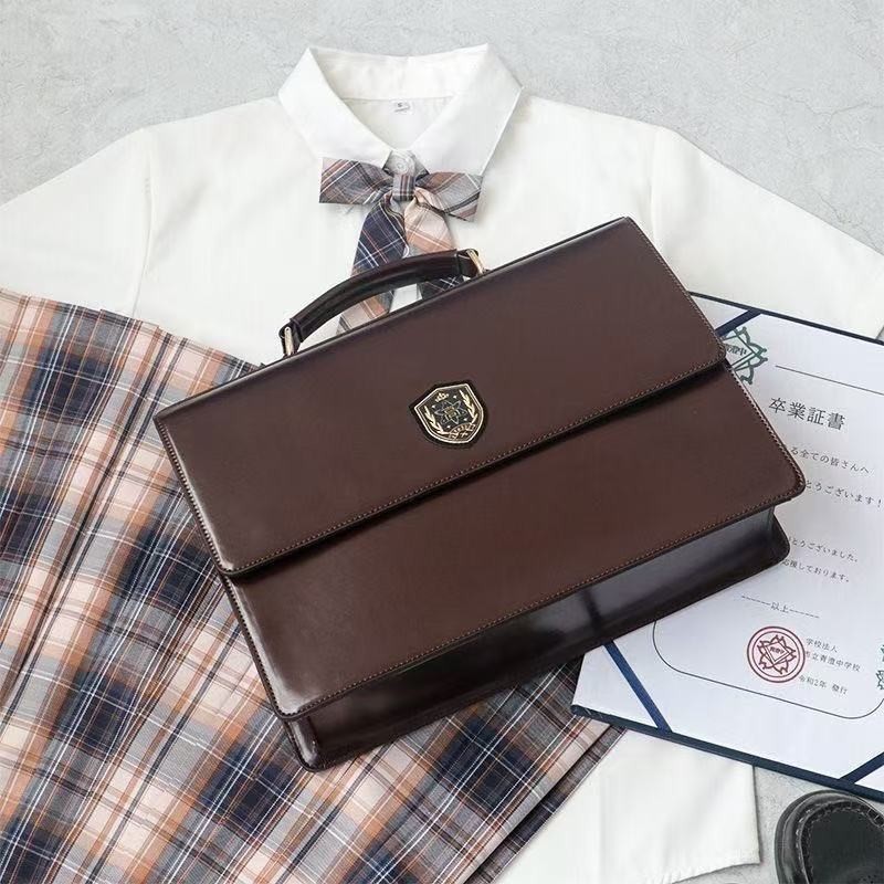 Kasuga Nara jk Uniform Bag One-Shoulder Diagonal Portable dk Preppy Backpack #G5. 5ข #