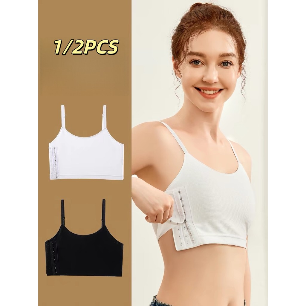 เสื้อชั้นในแบบสายรัดไร้รอย สำหรับหน้าอกใหญ่ ทำให้ดูเล็กลง สำหรับออกกำลังกายและป้องกันการกระแทก