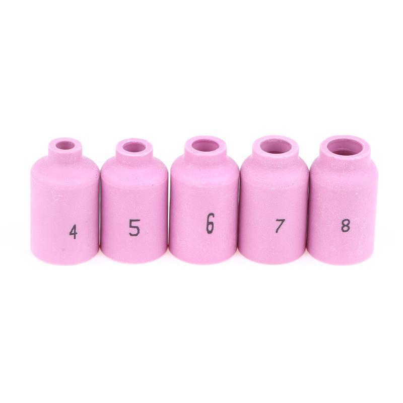 KILIG 42 มม.54N14 54N15 54N16 54N17 54N18 Alumina เซรามิคหัวฉีดสําหรับ TIG WP17 18 26 ไฟฉายเชื่อมอุป