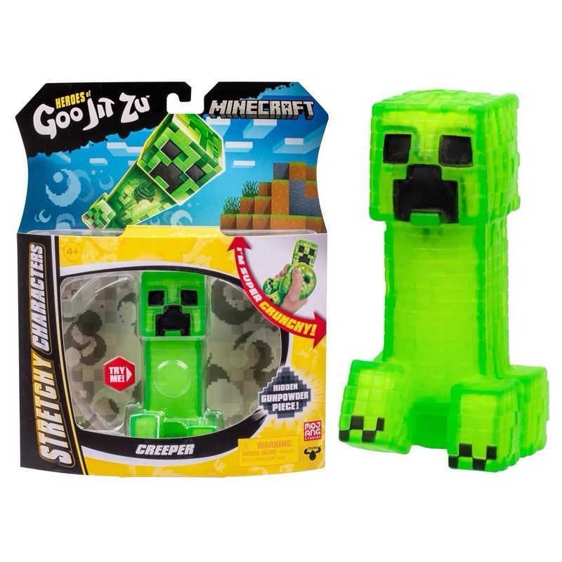 MC Minecraft Rubber Man Pinch Music Steve Creeper ตุ๊กตารูปตุ๊กตายืดได้