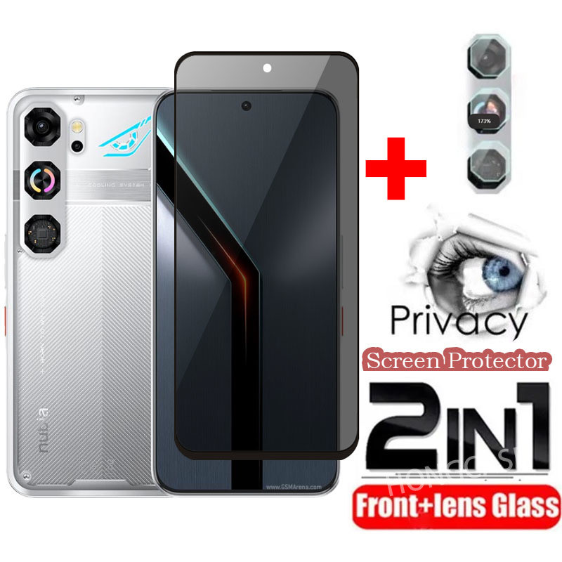 ป้องกันหน้าจอสําหรับ ZTE Nubia Neo5 GT Pro Neo 5 Neo5GT Neo5Pro 4G 5G 2026 3D ความเป็นส่วนตัว Anti-Spy กระจกนิรภัยกล้องเลนส์ฟิล์มฝาครอบ