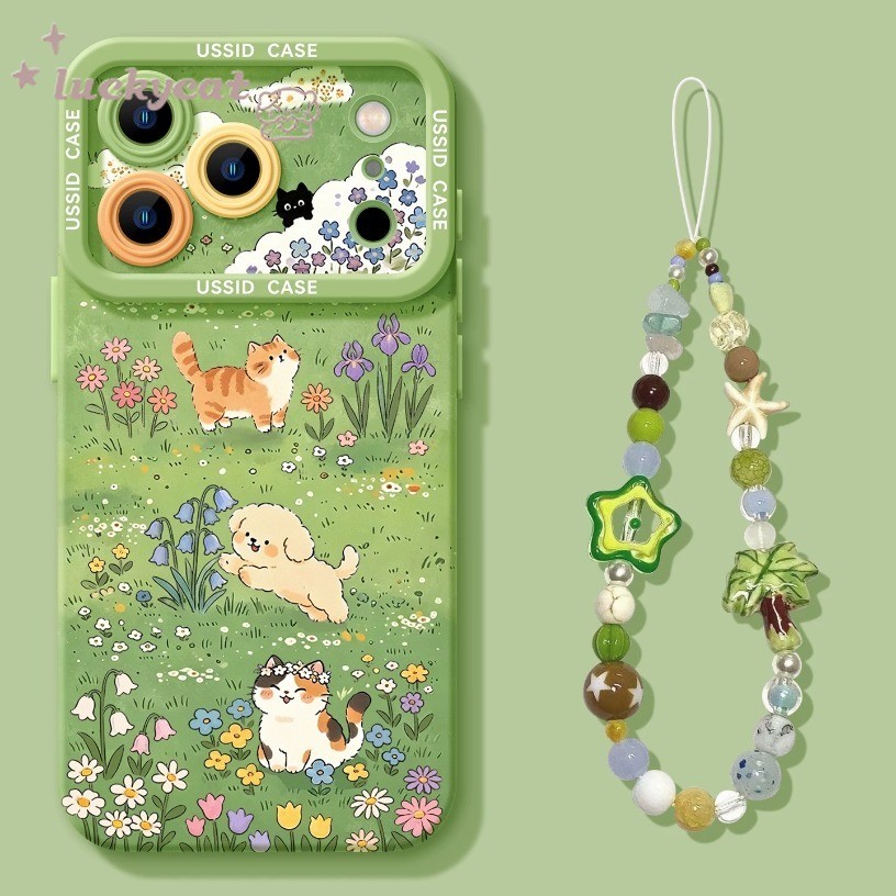 Insฤดูใบไม้ผลิGreen Parkน่ารักAbimalsเคสโทรศัพท์สําหรับiPhone 17 16 15 14 13 12 11 Pro Max X Xr Xs Max 7 8 Plus SE2020
