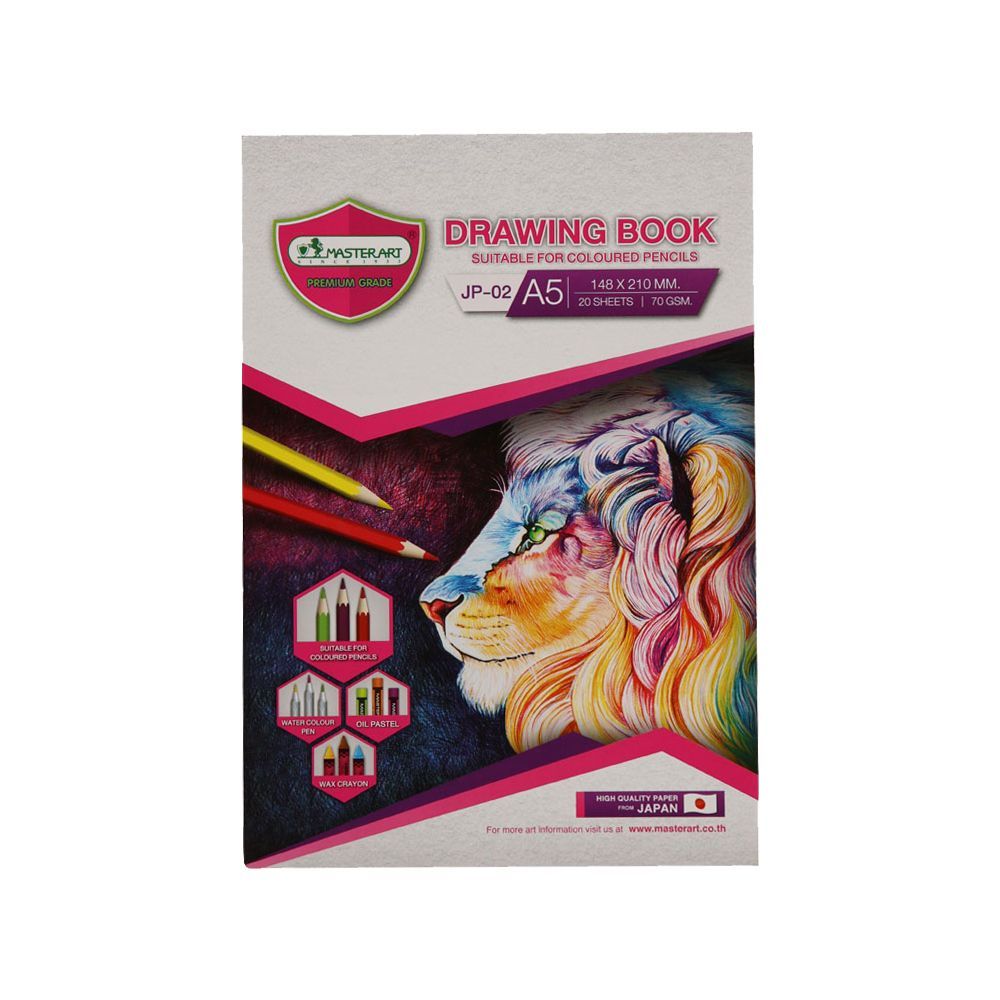 มาสเตอร์อาร์ตสมุดวาดเขียนแบบเรียบ70G20S MASTER ART SMOOTH DRAWING BOOK 70G 20SH
