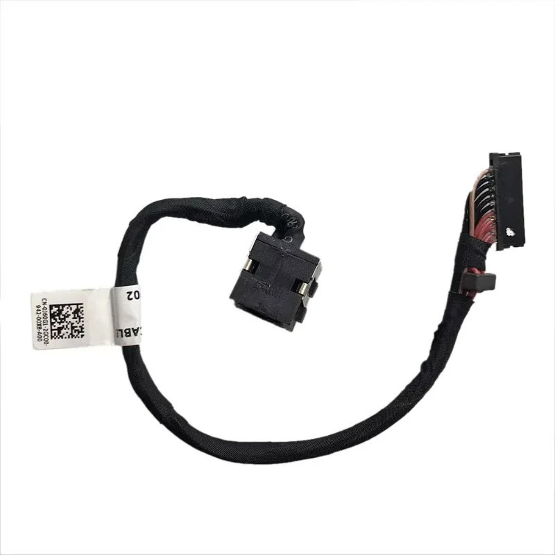 DC Power Jack พร้อมซ็อกเก็ตสายเคเบิลปลั๊กพอร์ตชาร์จทดแทนสําหรับ Dell Alienware M15 M17 R2 0J60G1 J60