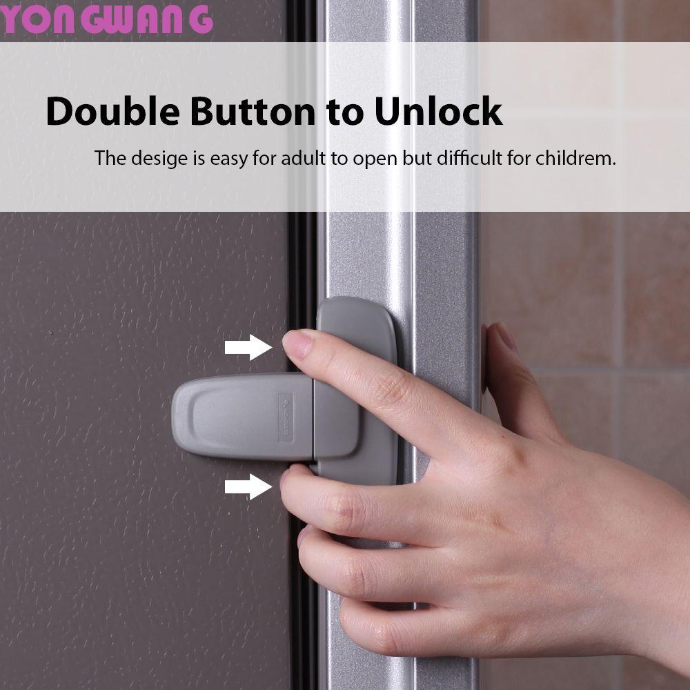 YONGWANG66HR ล็อคประตูตู้เย็น Home Protector ตู้เด็กทารกความปลอดภัย