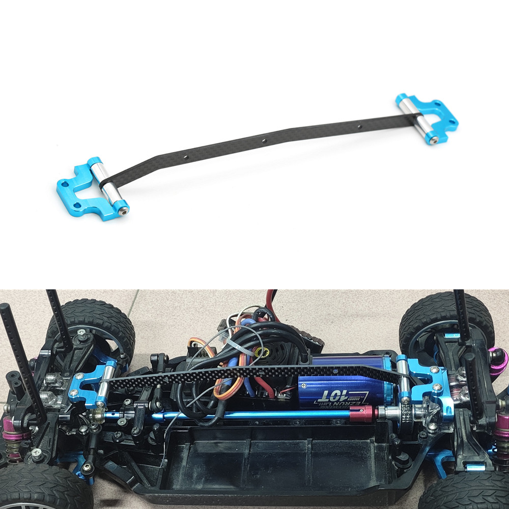 TAMIYA TT02 TT02B คาร์บอนไฟเบอร์ที่สองชั้นสําหรับ 1/10 RC รถ Tamiya TT-02 TT-02B อัพเกรด Part