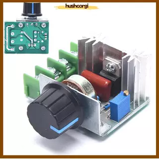 [hushcorgi] หรี่ไฟ 220V 2000W ตัวควบคุมความเร็ว สวิตช์หรี่ไฟ เครื่องปรับแรงดันไฟฟ้าอิเล็กทรอนิกส์ สต็อกใหม่