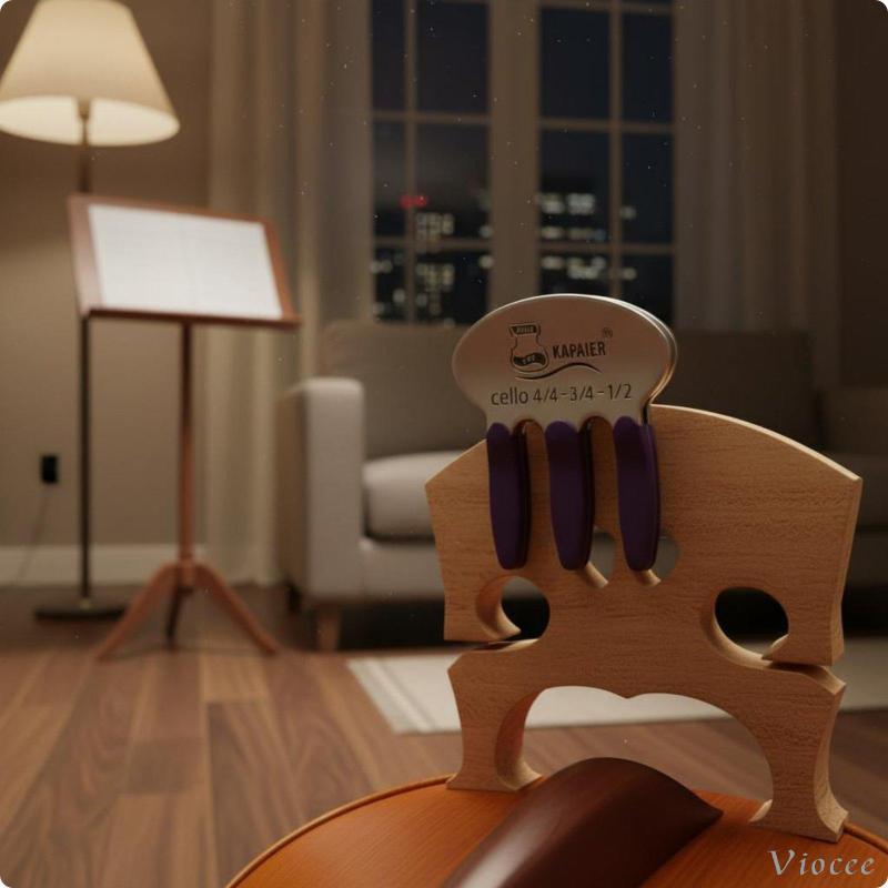 [Viocee] ไวโอลินปิดเสียงโลหะ Silencer String Instrument เครื่องลดระดับเสียง Soft Touch Practice อุปก