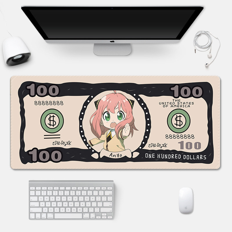 Spot Goods#Anime02Customized Cute Shortcut Key Mouse Pad for Office Desk, Non-Slip Edge-Locked Compu