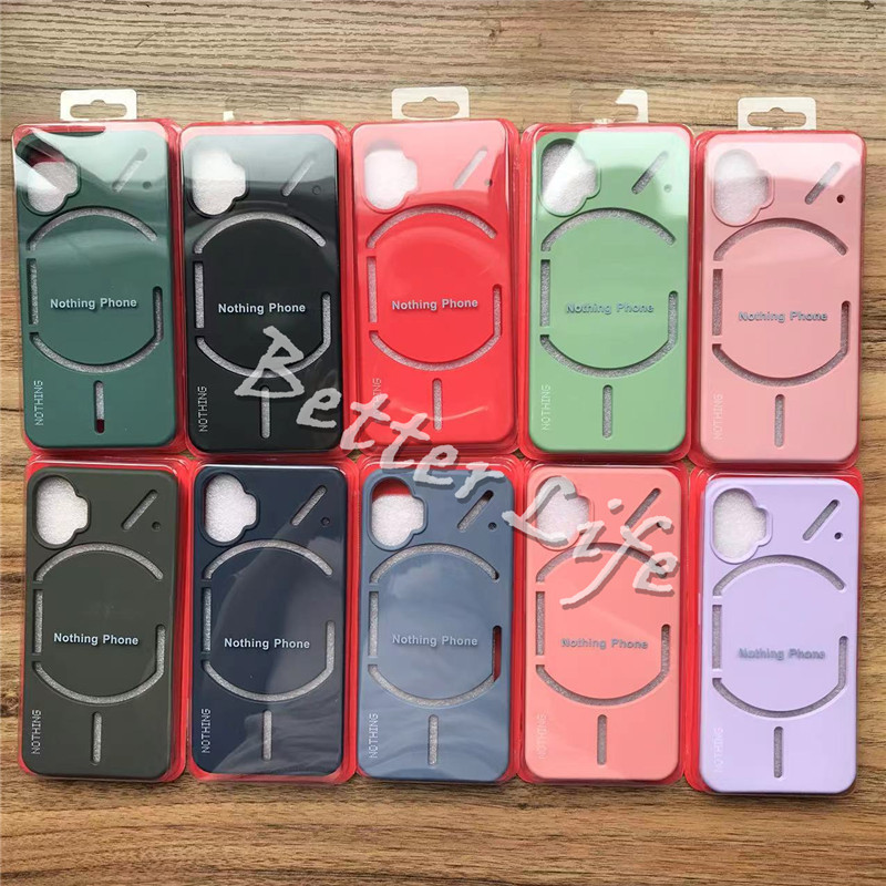 Silky Feel เหมาะสําหรับ NothingPhone2 เคสโทรศัพท์ซิลิโคนไม่มีอะไร phone2 Liquid Skin-Friendly Feel เ