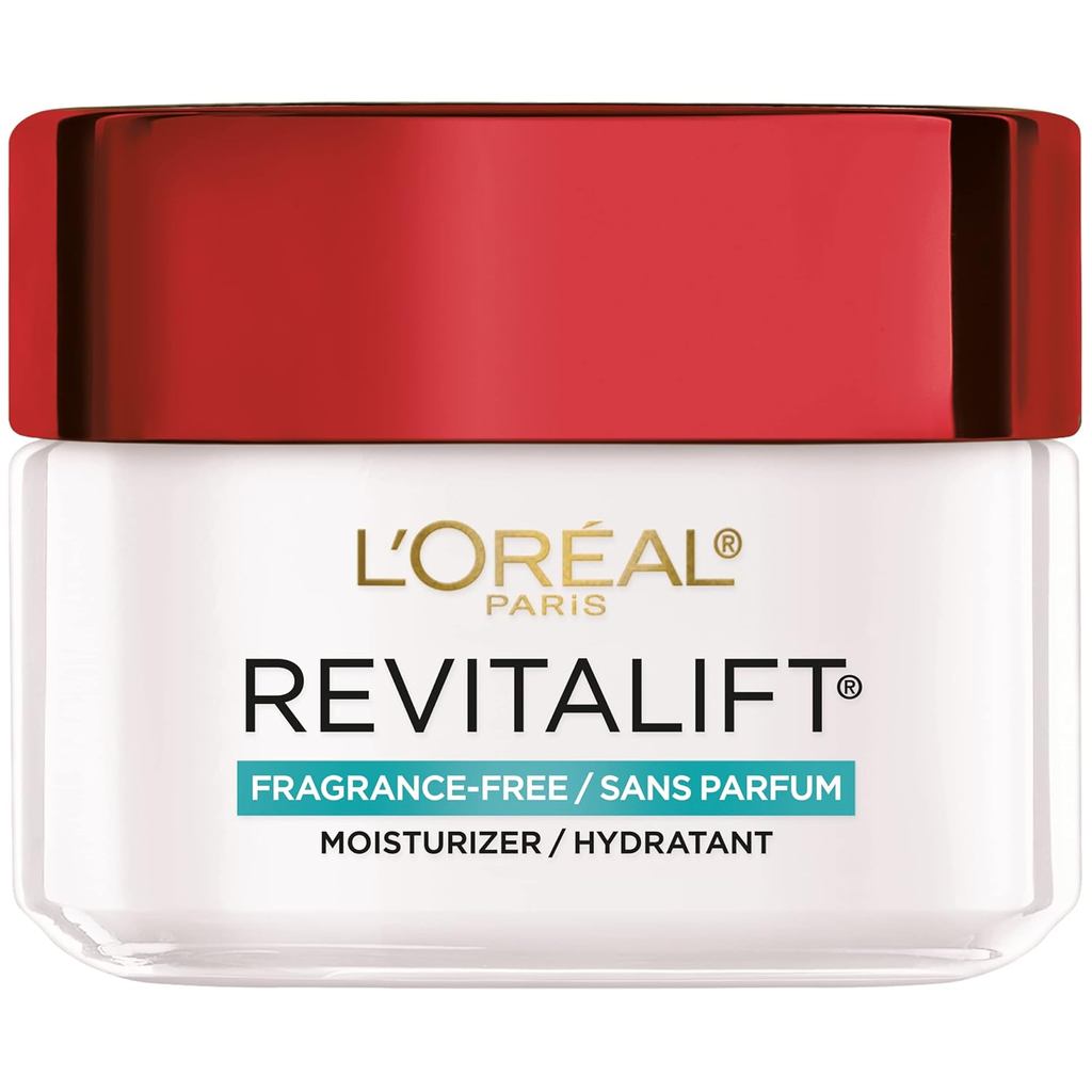 Lreal Paris Revitalift Anti Aging ครีมบํารุงผิวหน้าและลําคอ, มอยเจอร์ไรเซอร์ Smoothing and Firming ส