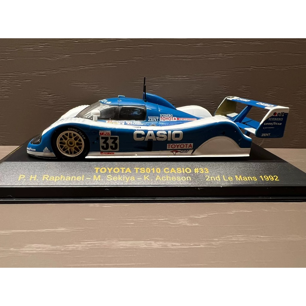 [มาใหม่เดือนพฤษภาคม] (แพ็คเกจ Express Air Transport) ixo 1: 43 1992 Le Man toyota ts010 casio 33 #As