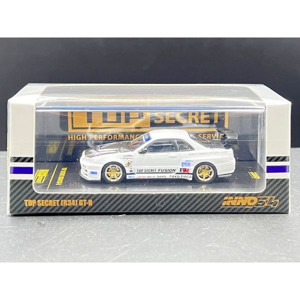 INNO64 TOP SECRET R34 GT-R White