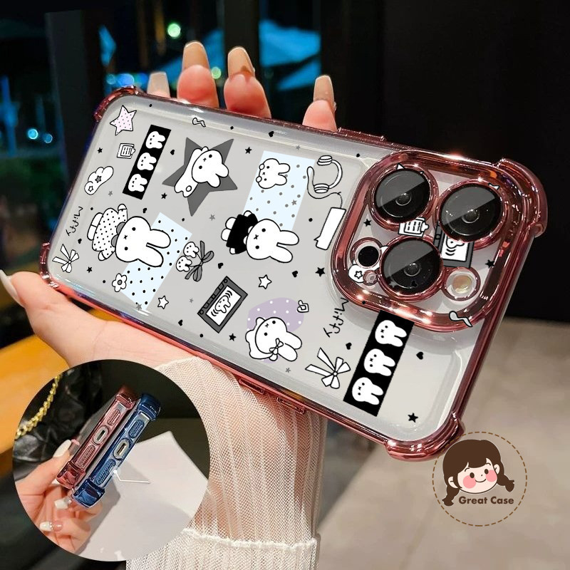 Insสไตล์กระต่ายเคสโทรศัพท์สําหรับVivo Y11 Y7S Y3 Y3S Y05 Y04 Y04S Y03 Y02S Y02 Y02A Y02T T5X T4R T4X