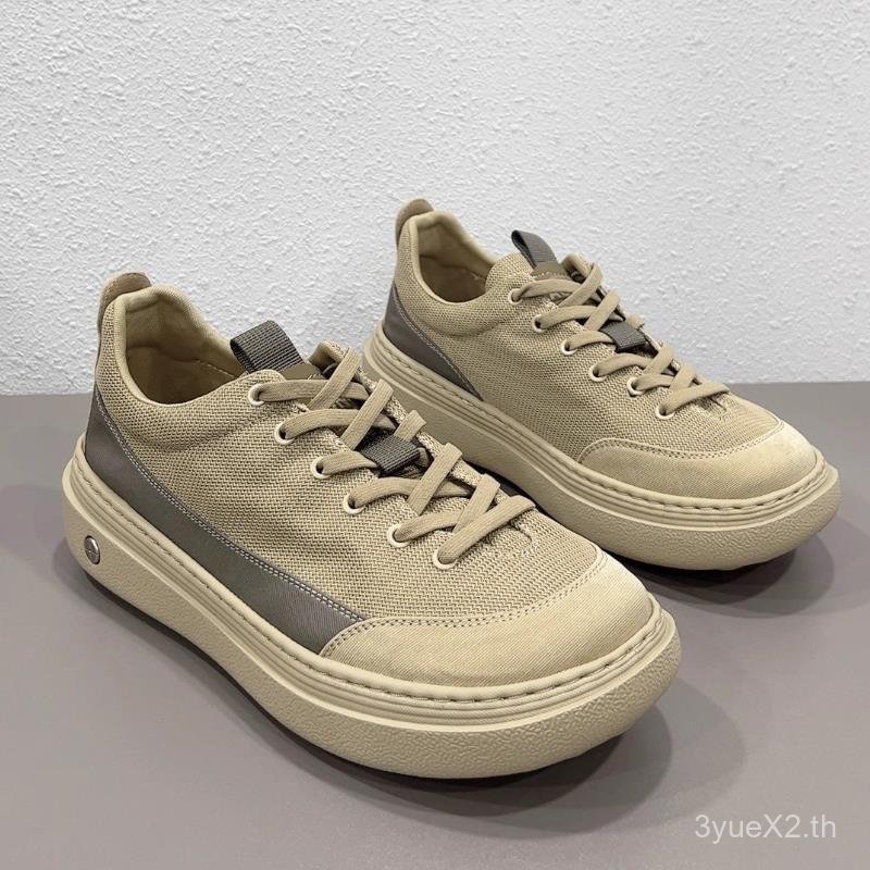 Xinhai (Original Four Seas) รองเท้าผู้ชายระบายอากาศพื้นหนารองเท้าลําลอง