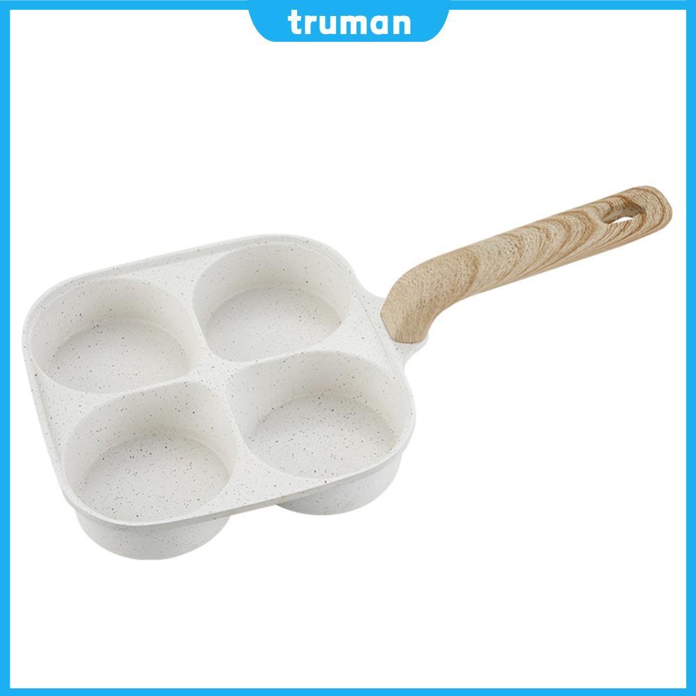 ⚡24ชม.⚡ Four-Cup Egg Nonstick Easy Clean Pancake Pan สําหรับเตาแก๊สเตาแม่เหล็กไฟฟ้า