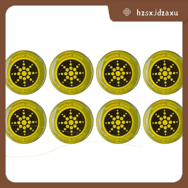 hzsxjdzaxu8pcs EMF สติกเกอร์ Blocker สติกเกอร์ป้องกันรังสีป้องกันรังสีป้องกันรังสี โล่ EMF ป้องกันรั