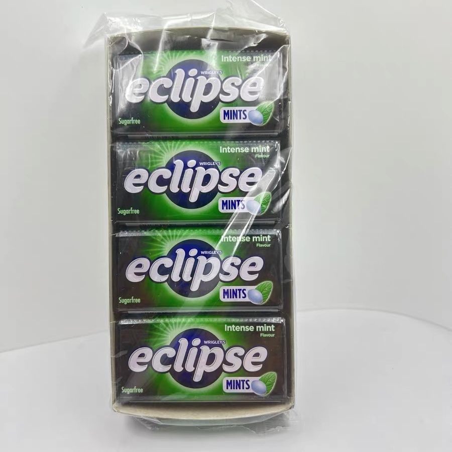 ฮ่องกงนําเข้า Eclipse Eclipse Mint Candy หมากฝรั่งปราศจากน้ําตาลคอให้ความชุ่มชื้นลมหายใจสดชื่นสดชื่น