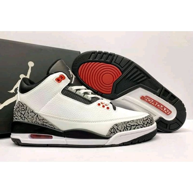 รองเท้า Jordan 3 Retro สําหรับผู้ชาย รับประกันคุณภาพ