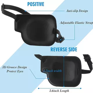 NNL ผู้ใหญ่และเด็ก Monocular Eye Mask Monocular Cover Light Blocking Amblyopia Correction 3D Stereoscopic Strabismus Correction Eye Mask
