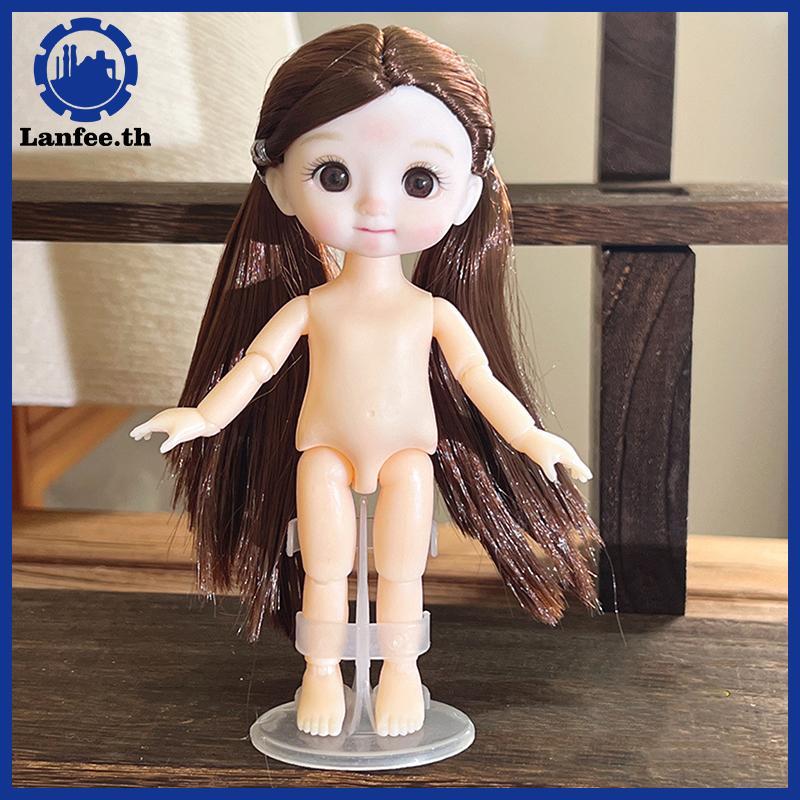 NFE 1 ชิ้น 16 ซม.ตุ๊กตาที่แตกต่างกันแสดงออก,น่ารัก 1/8 ตุ๊กตา BJD, 13 ข้อต่อเคลื่อนย้ายได้ตุ๊กตาสาวข