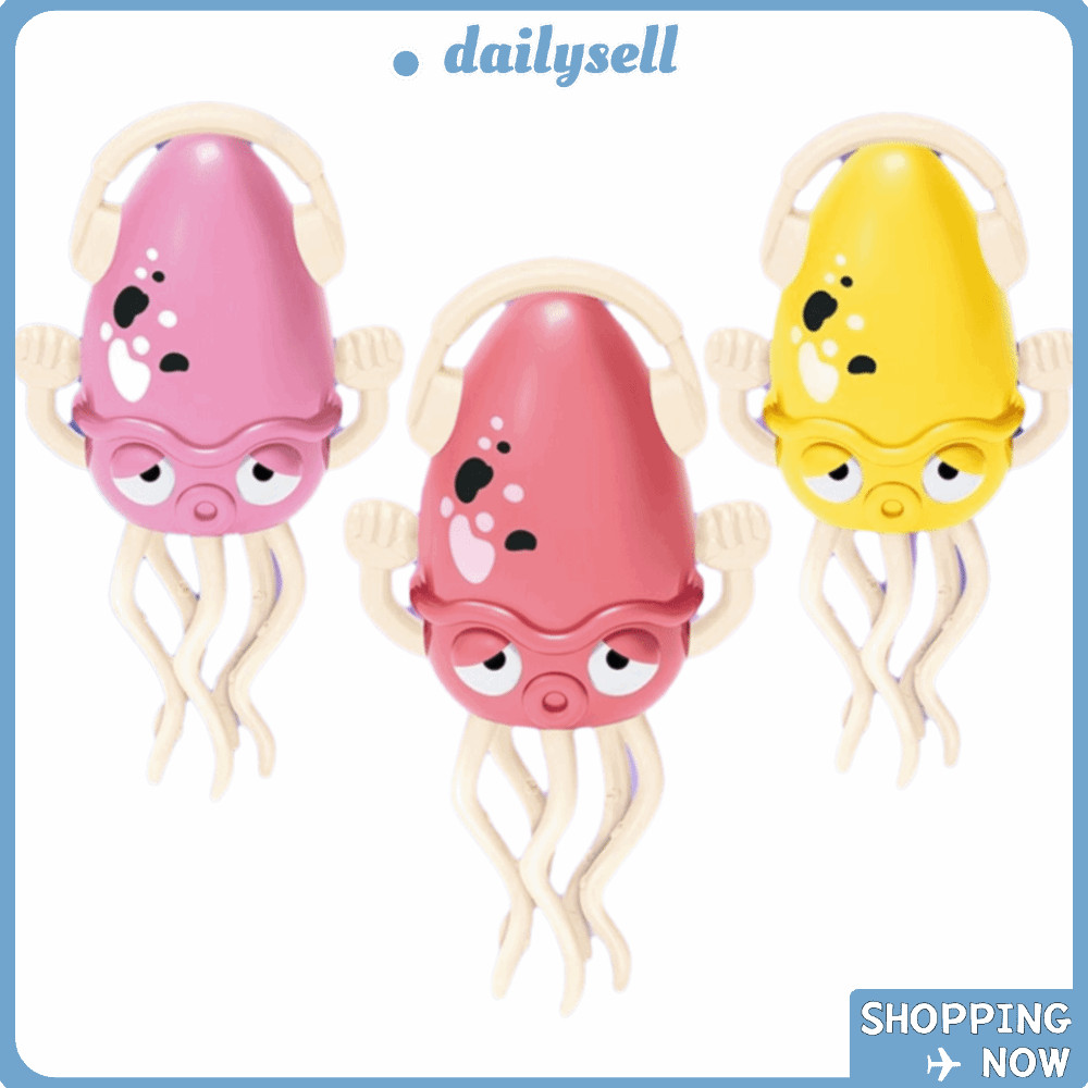 DAILY Magic Dancing Octopus Toy, Inertia Crawling Dancing Auto-Dance Squid Toy, ของขวัญตลก Clockwork