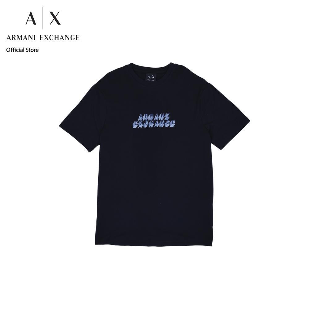 Armani Exchange เสื้อยืดผู้ชาย รุ่น XM002779-AF10358-UB101 สีกรมท่า