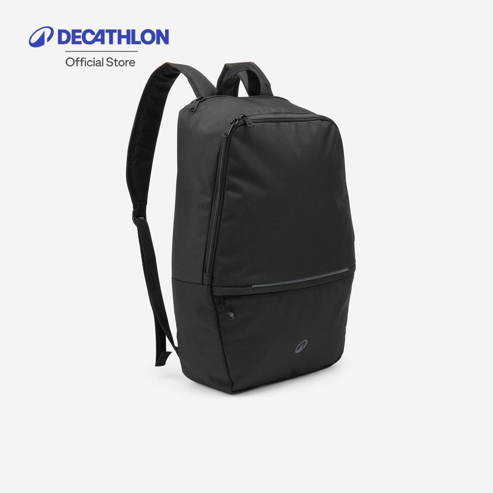 Decathlon Sports Backpack With Shoe Compartment 17L เป้สะพายหลังพร้อมช่องใส่รองเท้าขนาด 17 ลิตร - Black