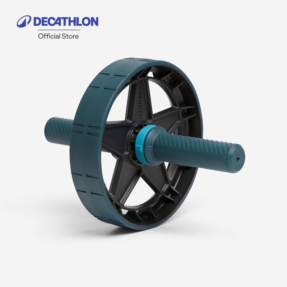 Decathlon Ab Wheel ลูกกลิ้งฝึกกล้ามท้อง - Black
