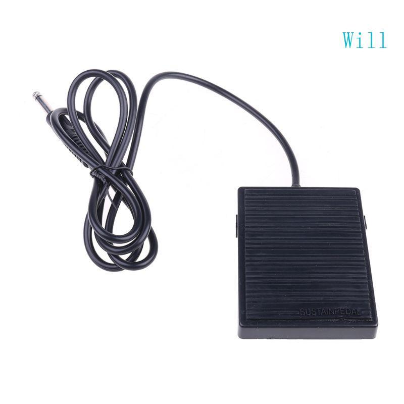 จะเท้า Sustain Pedal Controller สวิทช์สําหรับเปียโนคีย์บอร์ดอิเล็กทรอนิกส์เปียโนอิเล็กทรอนิกส์เท้า S