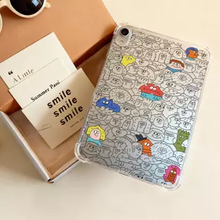 เคสป้องกันแท็บเล็ต TPU แบบใส for IPad 5th/6Th Pro 13" Pro 9.7" Pro 11 Air 5 4 3 2 1 Air 5 Air13 Mini 7 6 5 4 3 2 1