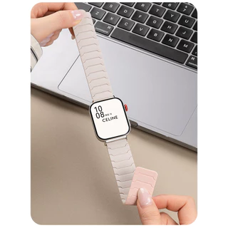 สายซิลิโคนแม่เหล็กสําหรับ Huawei Watch Fit 4/4 Pro Fit 5/5Pro Breathable สายรัดข้อมือฤดูหนาวสําหรับ Huawei Fit 3 2 1