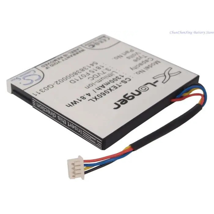 CS-TEX060XL 1300mAh แบตเตอรี่สําหรับ Texas Instruments TI-84 C Silver, TI-84 Plus C ,TI-Nspire CAS, 