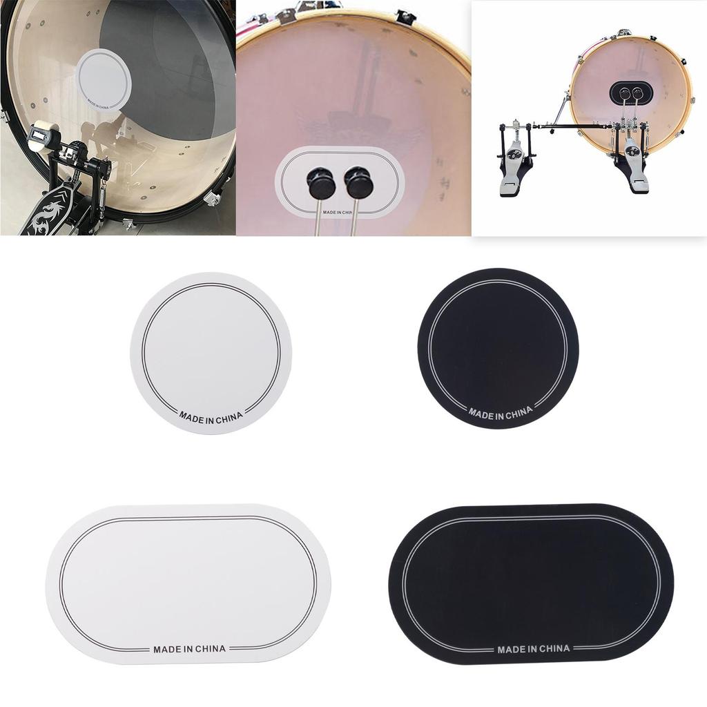 [trdfdv] Bass Drum Patch ทนทาน PET Drum Head Protector Mute Pad Drum Parts for Drum Set Accessories