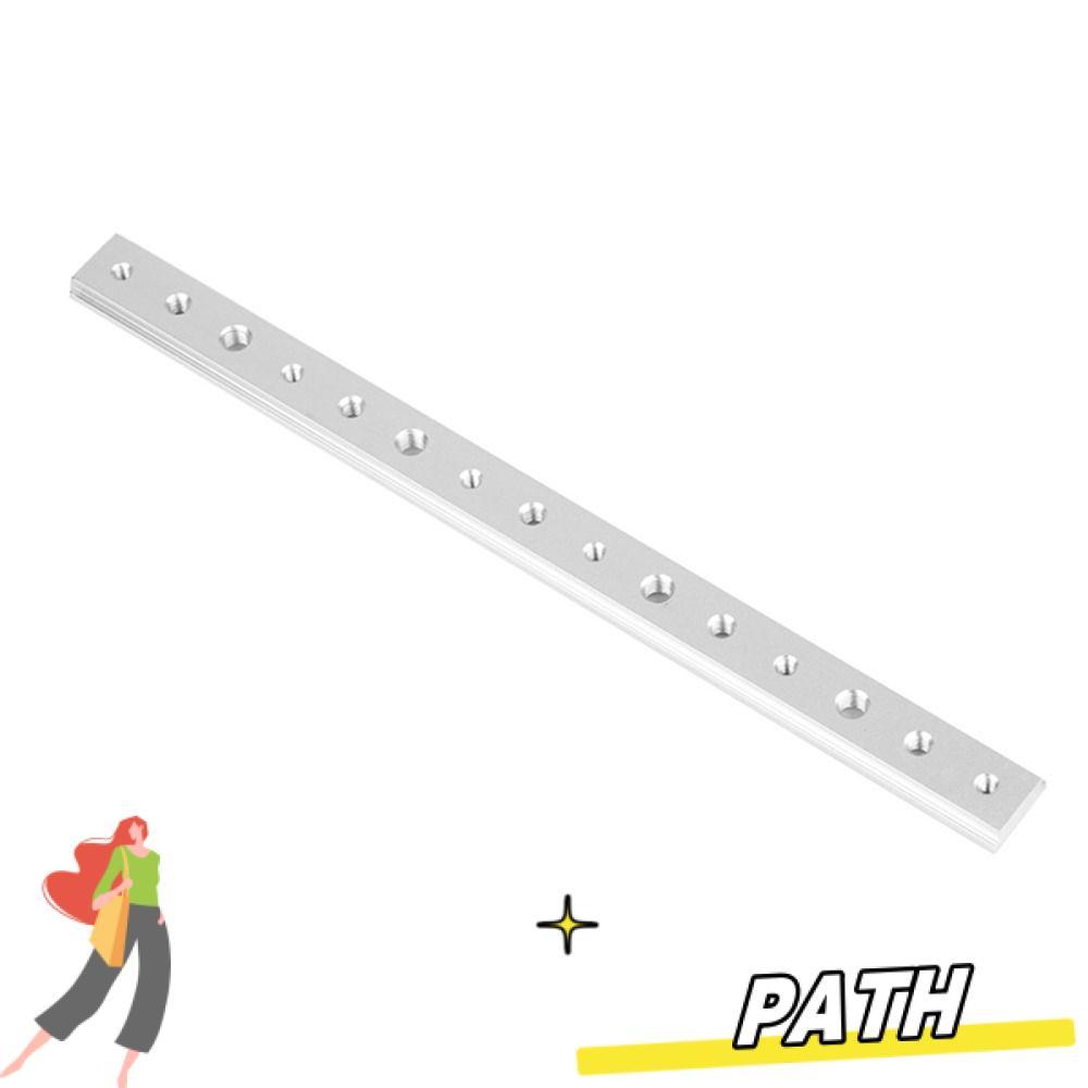 PATH Miter Track Jig, 100/200/300 mm อลูมิเนียม T Slot Miter Track, 30 / 45 Type Quick Acting Clamp 