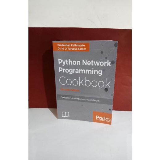 หนังสือทางกายภาพ Python Network Programming Cookbook - Pradeeban Sabhira